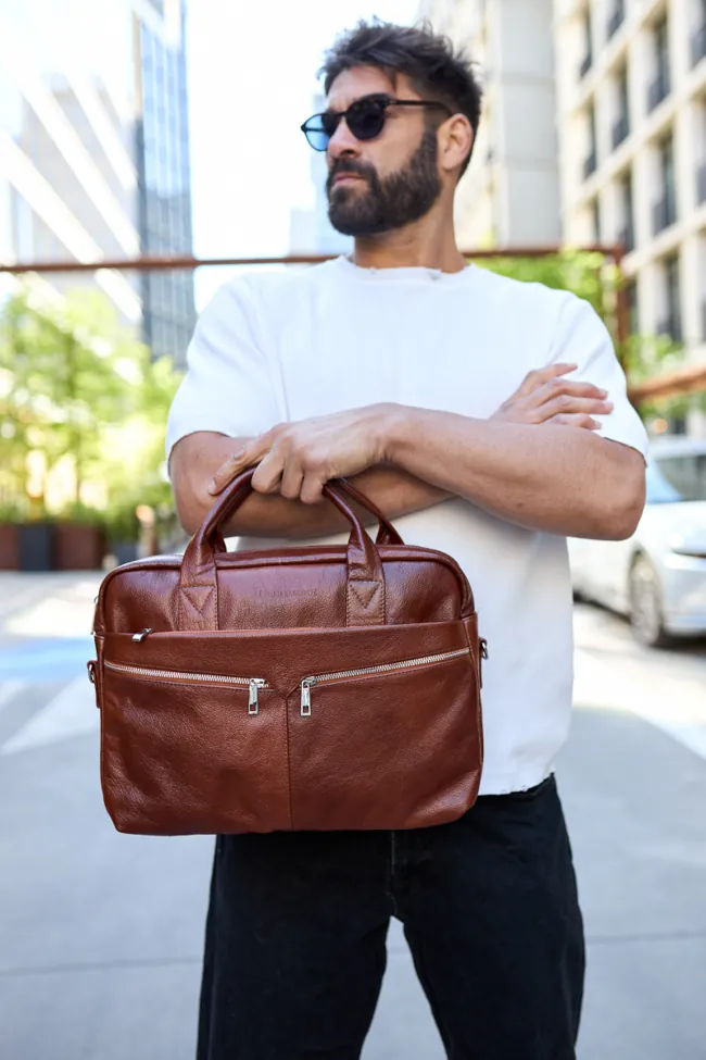 elegancka duża torba skórzana