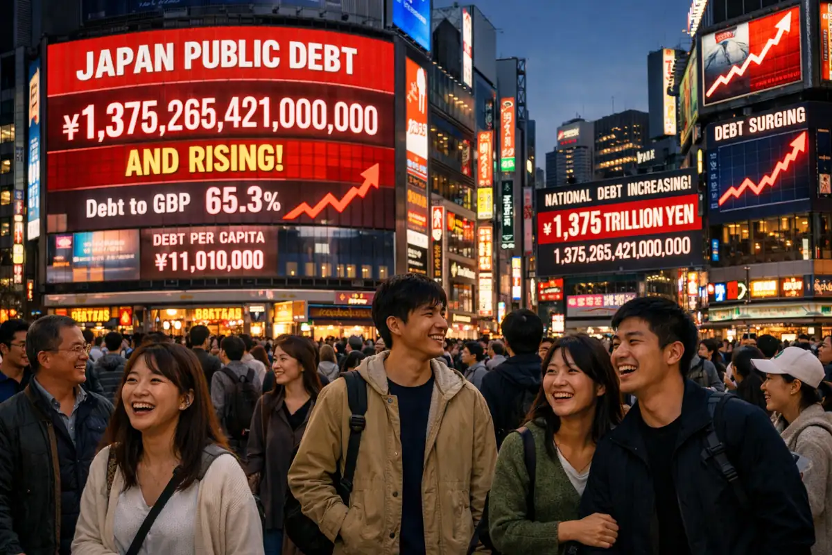 Japonia, dług publiczny