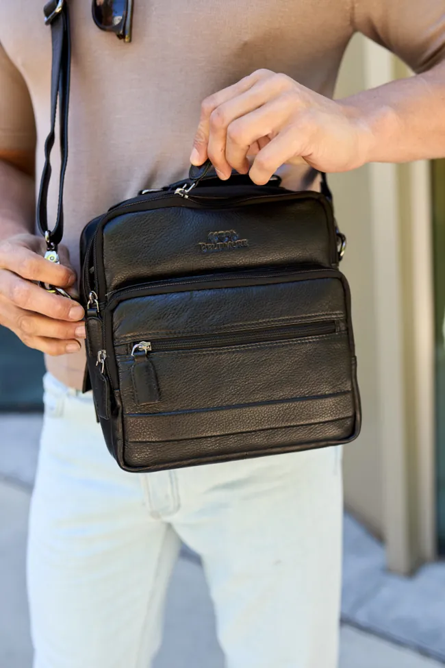 mała męska torba skórzana