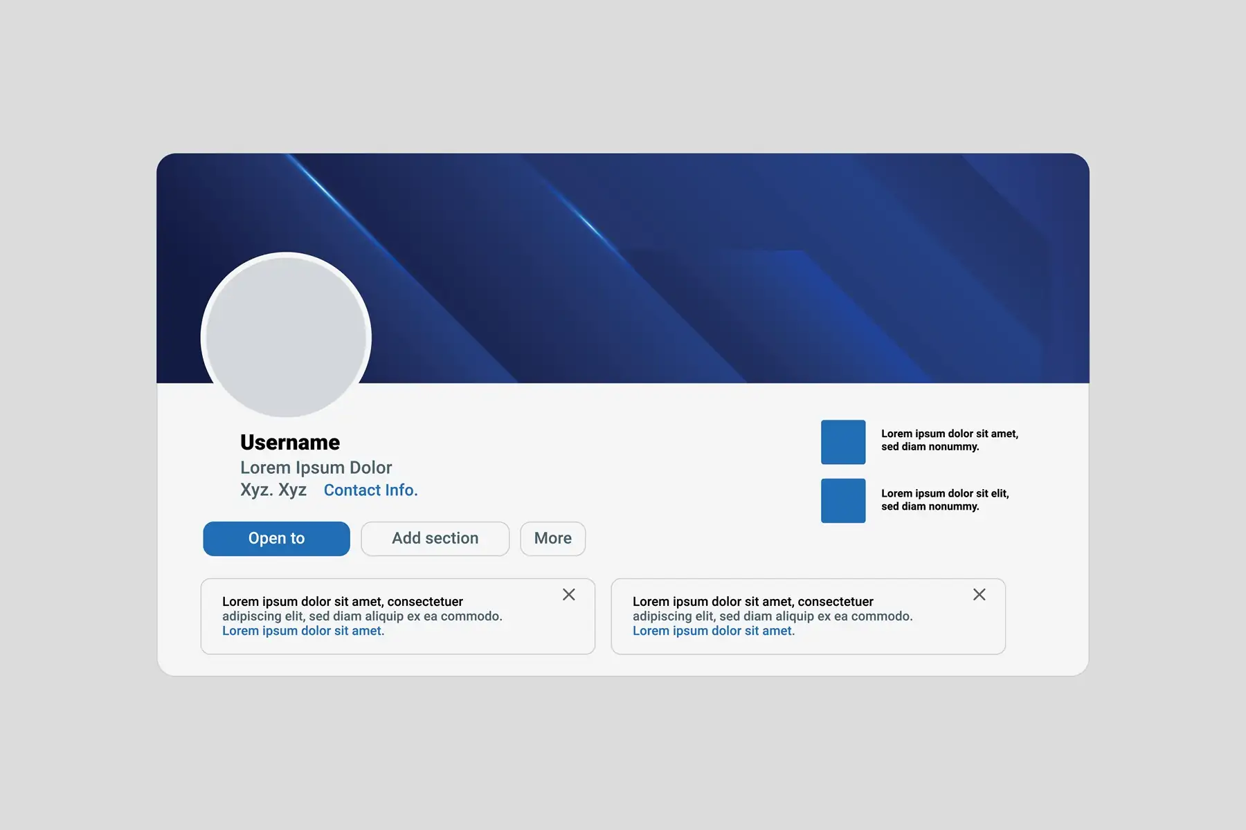 Panel LinkedIn Social Selling Index – linkedin social selling index składa się z czterech głównych komponentów i pokazuje wynik social selling index.
